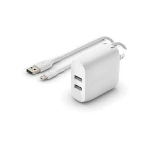 Dual USB-A Wall Charger 24-watt